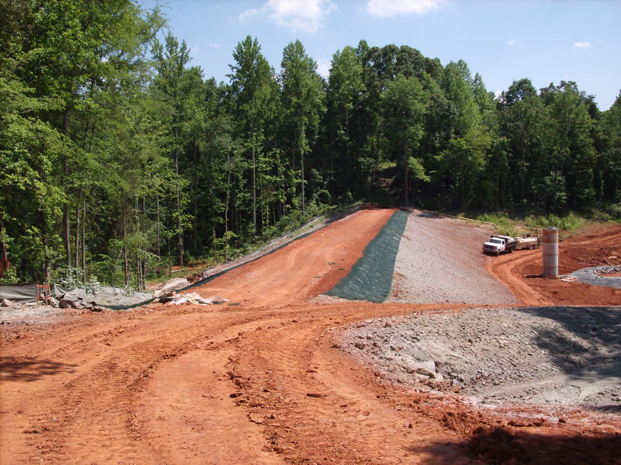 Alex Porter Dam project completed with structural fill