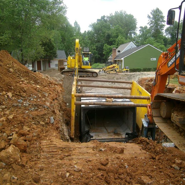 Wiseman box culvert at HALL job site