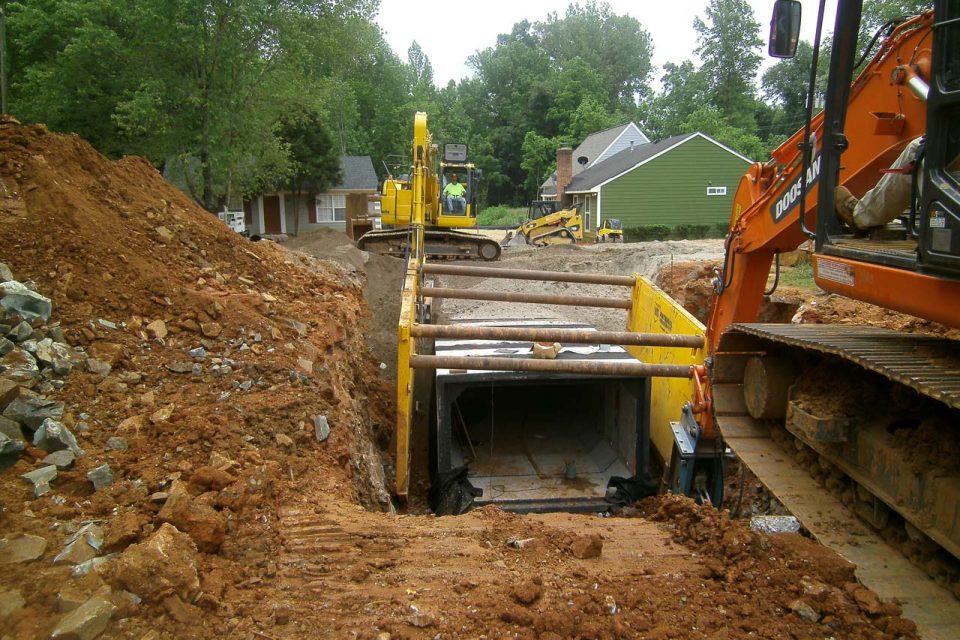 Wiseman box culvert at HALL job site